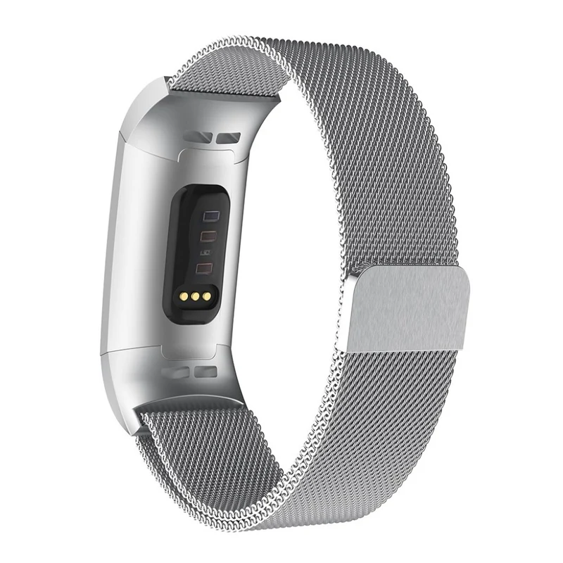 Brillant Fitbit Charge 3 Metall armband