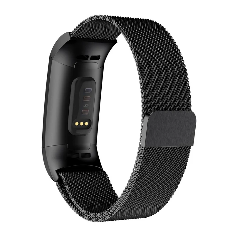Brillant Fitbit Charge 3 Metall armband