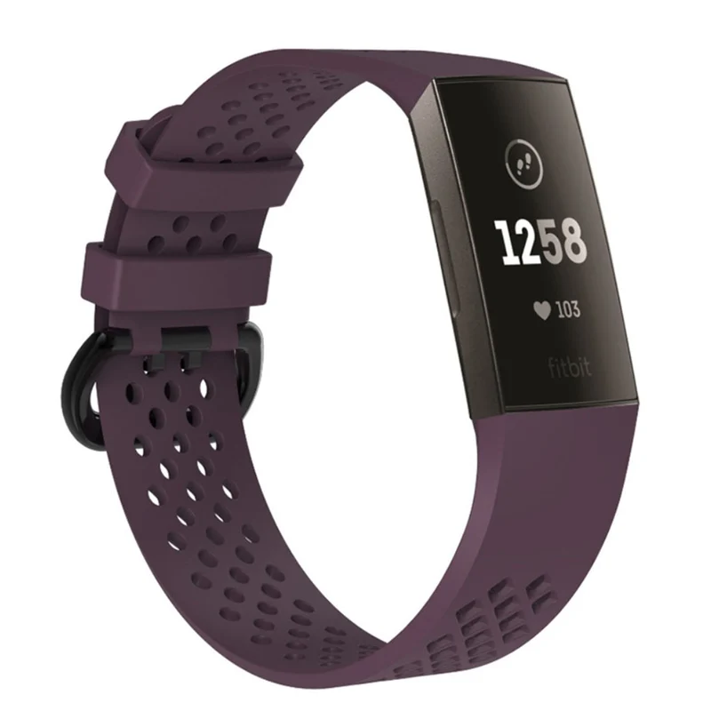 Super robust Fitbit Charge 3 Silikon / TPU armband