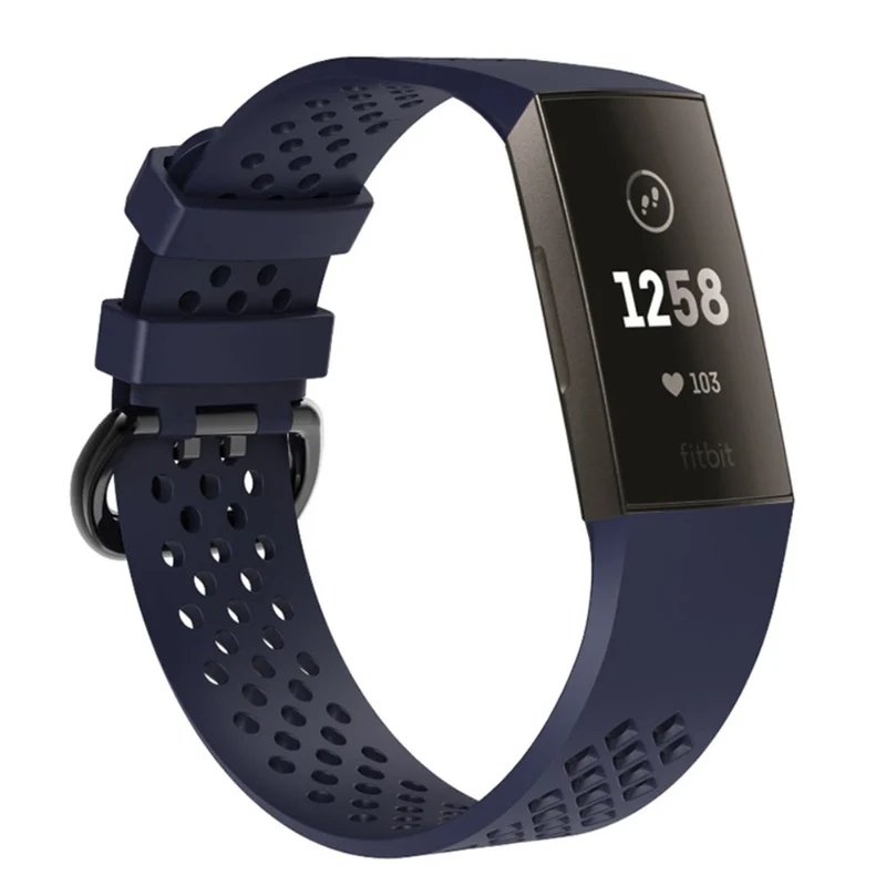 Super robust Fitbit Charge 3 Silikon / TPU armband