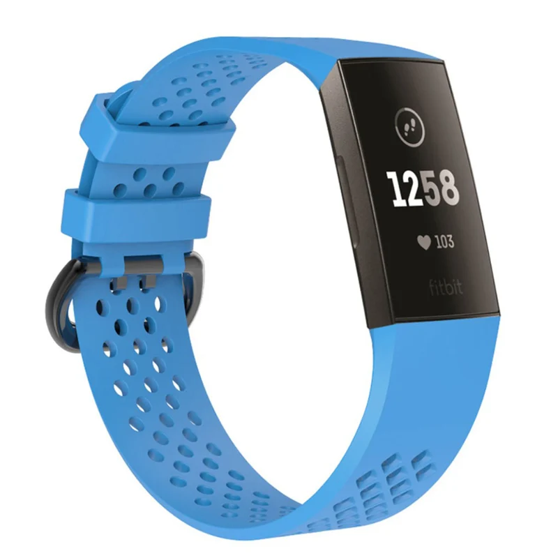 Super robust Fitbit Charge 3 Silikon / TPU armband