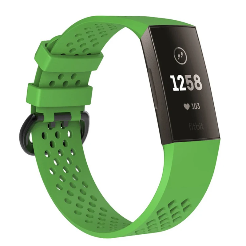 Super robust Fitbit Charge 3 Silikon / TPU armband