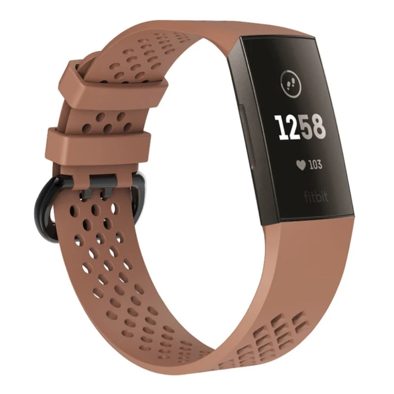 Super robust Fitbit Charge 3 Silikon / TPU armband