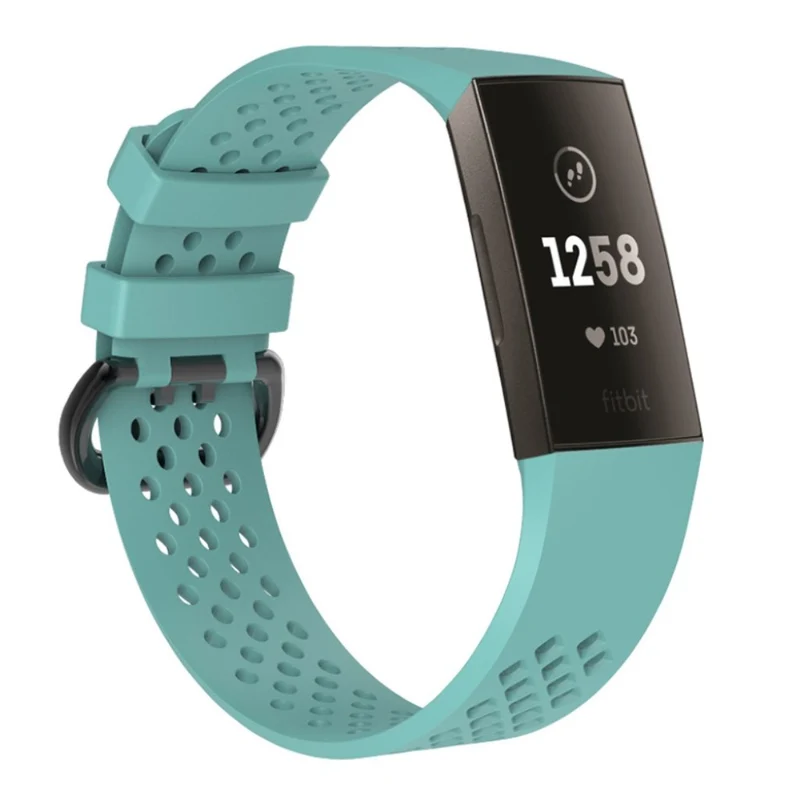 Super robust Fitbit Charge 3 Silikon / TPU armband