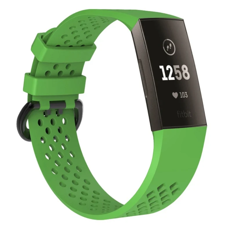 Super robust Fitbit Charge 3 Silikon / TPU armband