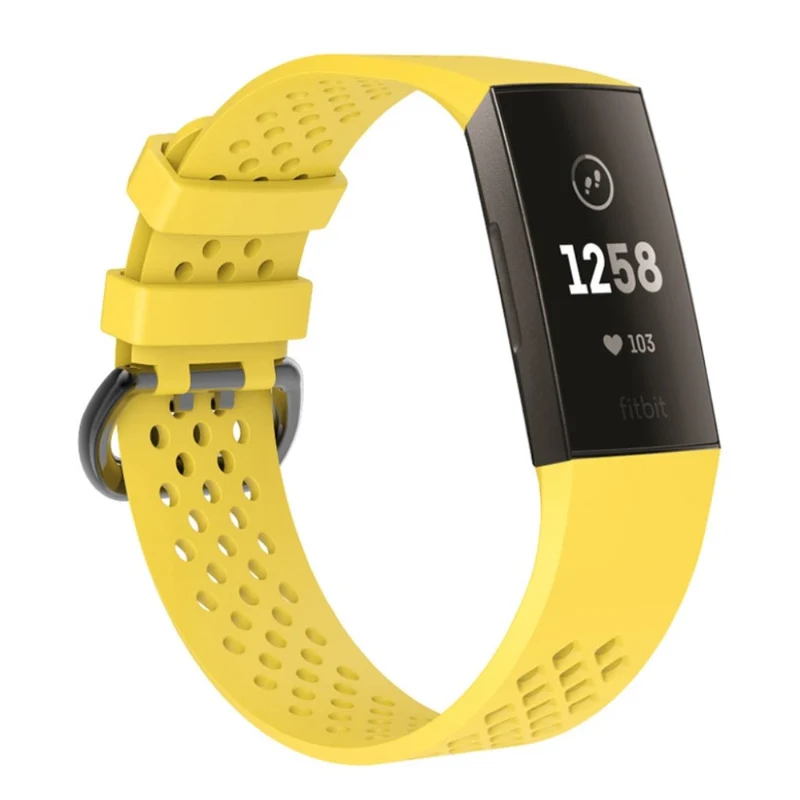 Super robust Fitbit Charge 3 Silikon / TPU armband