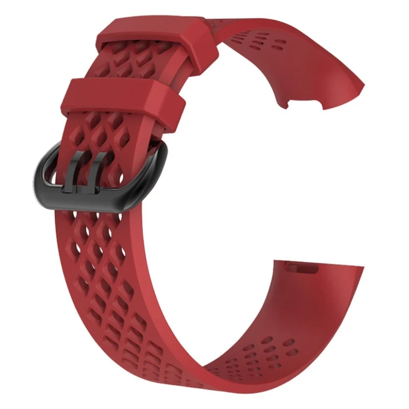 Super robust Fitbit Charge 3 Silikon / TPU armband