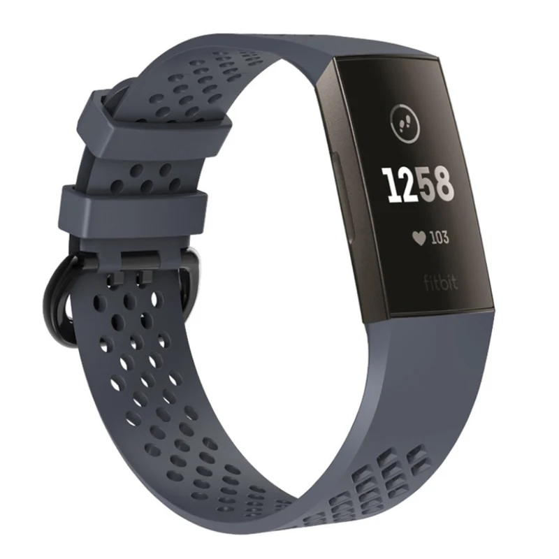 Super robust Fitbit Charge 3 Silikon / TPU armband