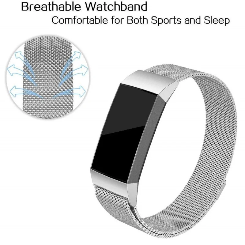 Sehr schön Fitbit Charge 3 Metall armband