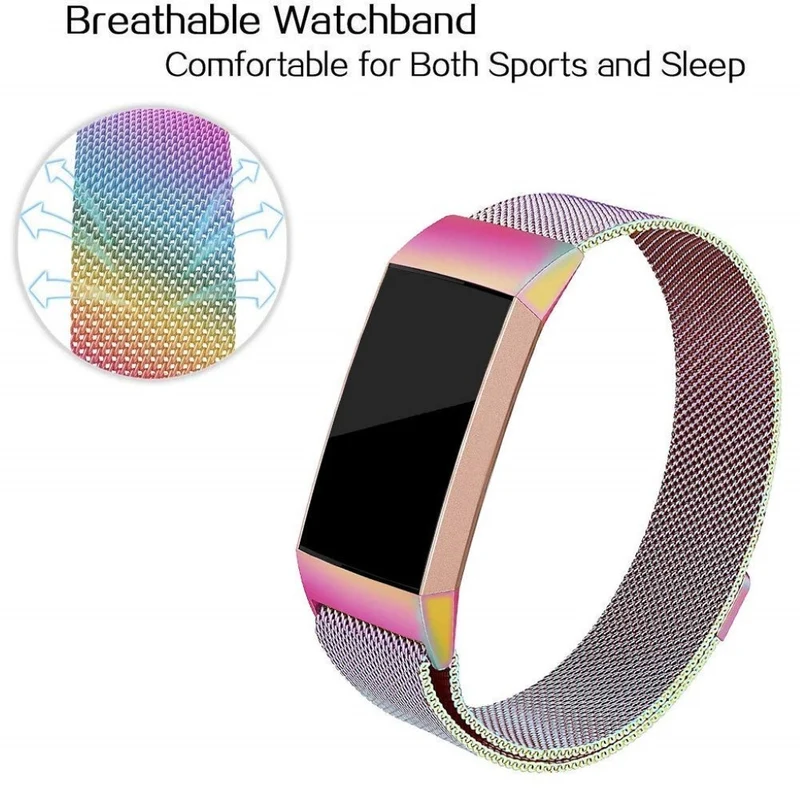 Absolut schön Fitbit Charge 3 Metall armband