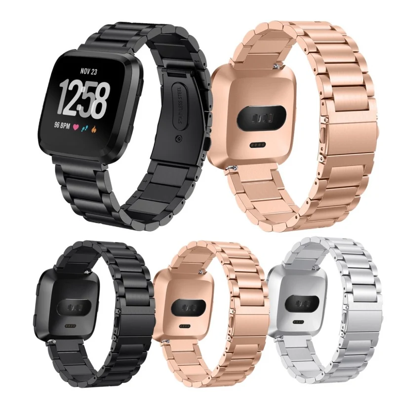 Auffallend nett Fitbit Versa Metall armband