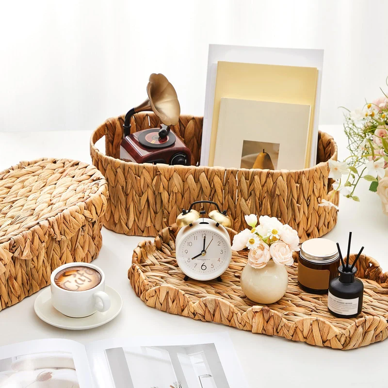 Oval Woven Storage Basket Karnz