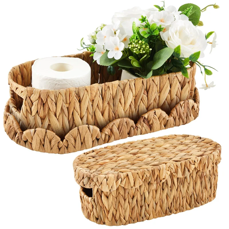 Oval Woven Storage Basket Karnz