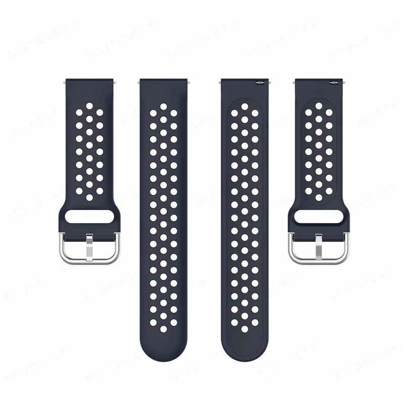 ICE Smart 2.0 Rectangular 1.96 Atmungsaktives Silikonarmband (Dunkelblau)