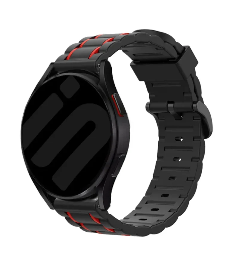 ICE Smart TKS Rectangular 1.41 Sportarmband mit Schnalle (Schwarz/Rot)