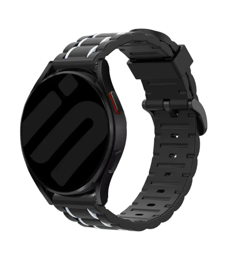 ICE Smart 2.0 Rectangular 1.96 Sportarmband mit Schnalle (Schwarz/Weiß)