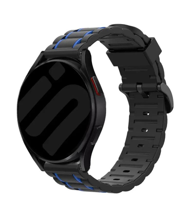 ICE Smart 2.0 Rectangular 1.96 Sportarmband mit Schnalle (Schwarz/Blau)