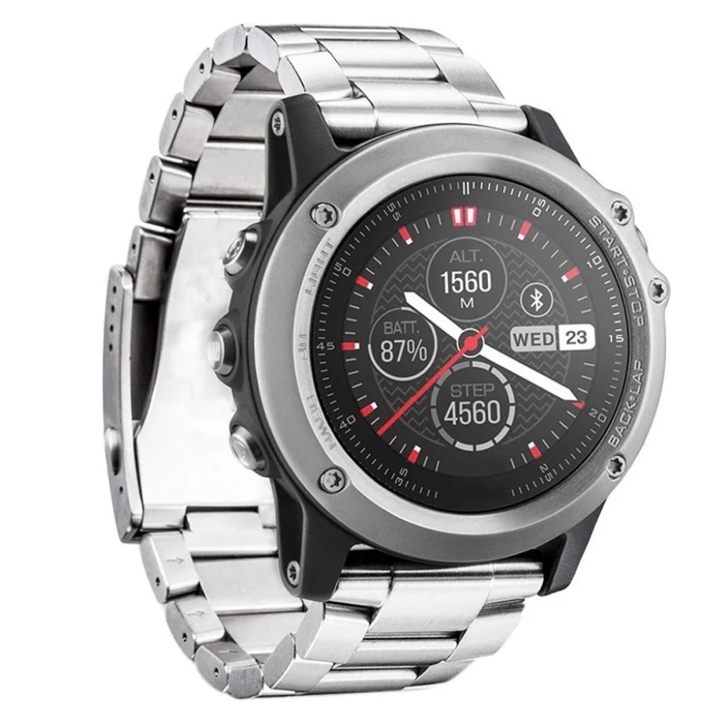 Elegant Garmin Fenix 3 Metall armband