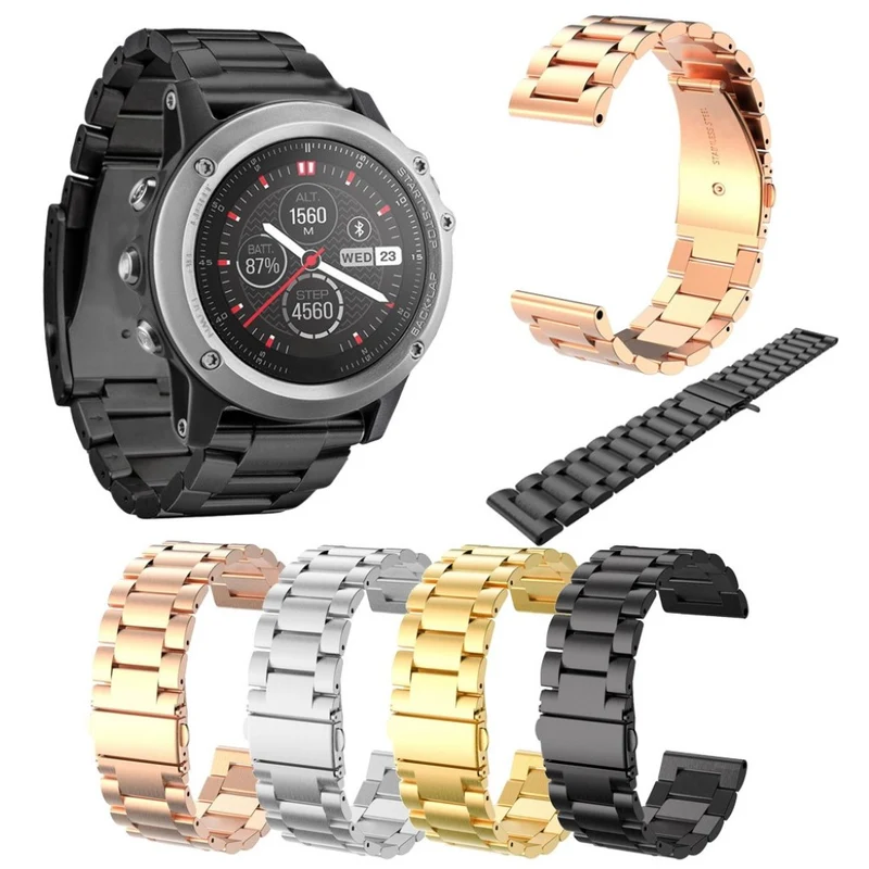 Elegant Garmin Fenix 3 Metall armband
