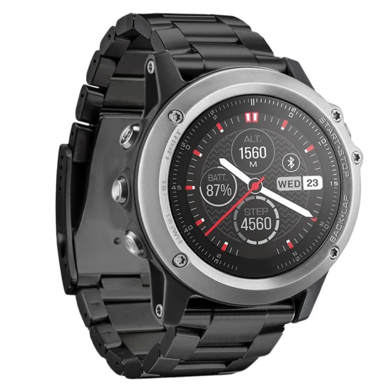 Elegant Garmin Fenix 3 Metall armband