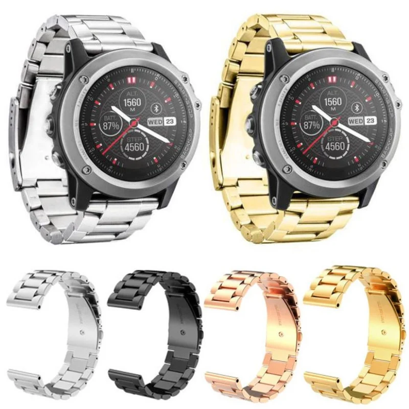 Elegant Garmin Fenix 3 Metall armband