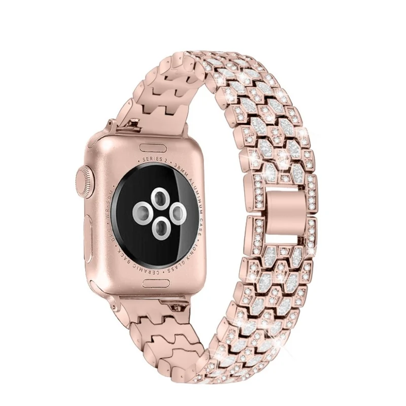 Cool Universell Apple Metall und Strass armband