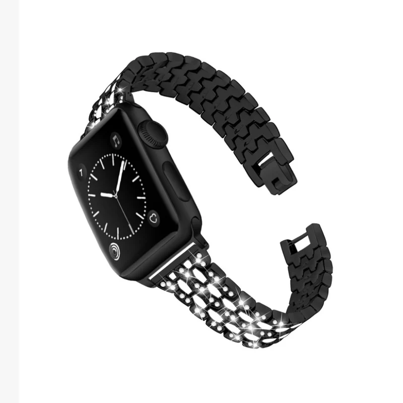 Cool Universell Apple Metall und Strass armband