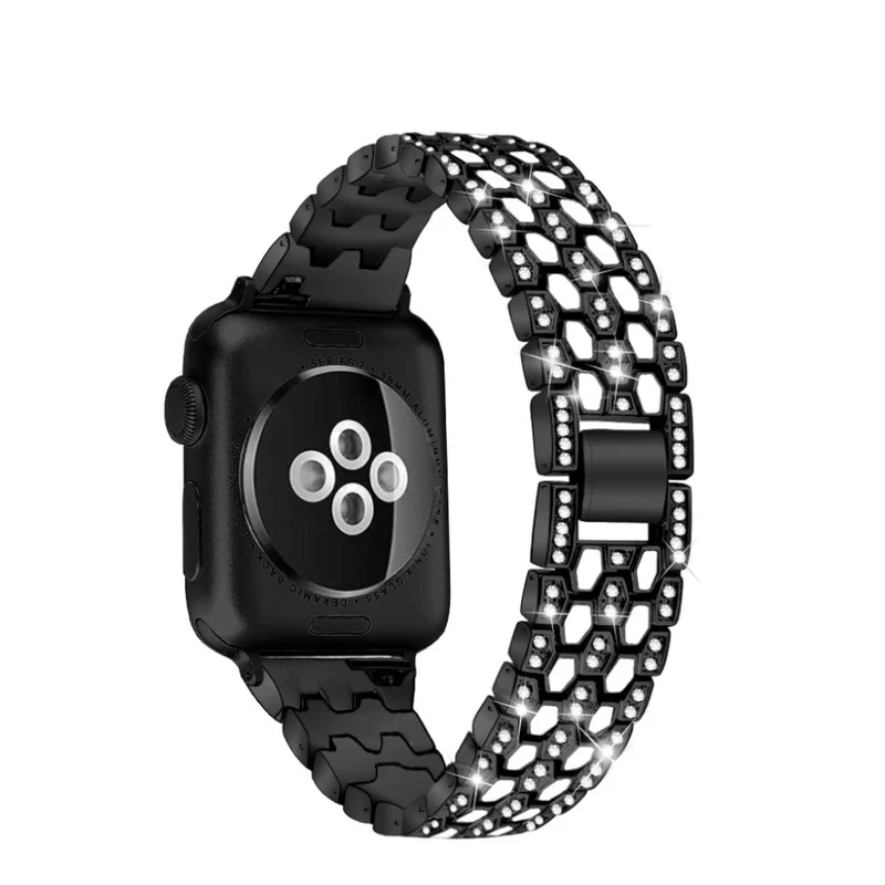 Cool Universell Apple Metall und Strass armband