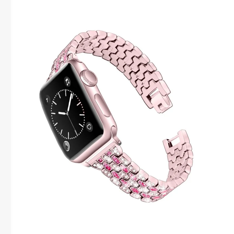 Cool Universell Apple Metall und Strass armband