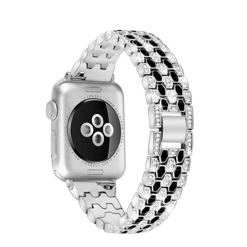 Cool Universell Apple Metall und Strass armband