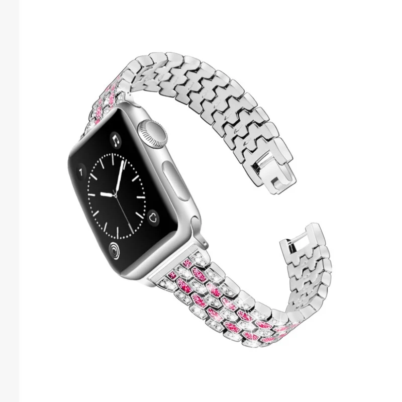 Cool Universell Apple Metall und Strass armband