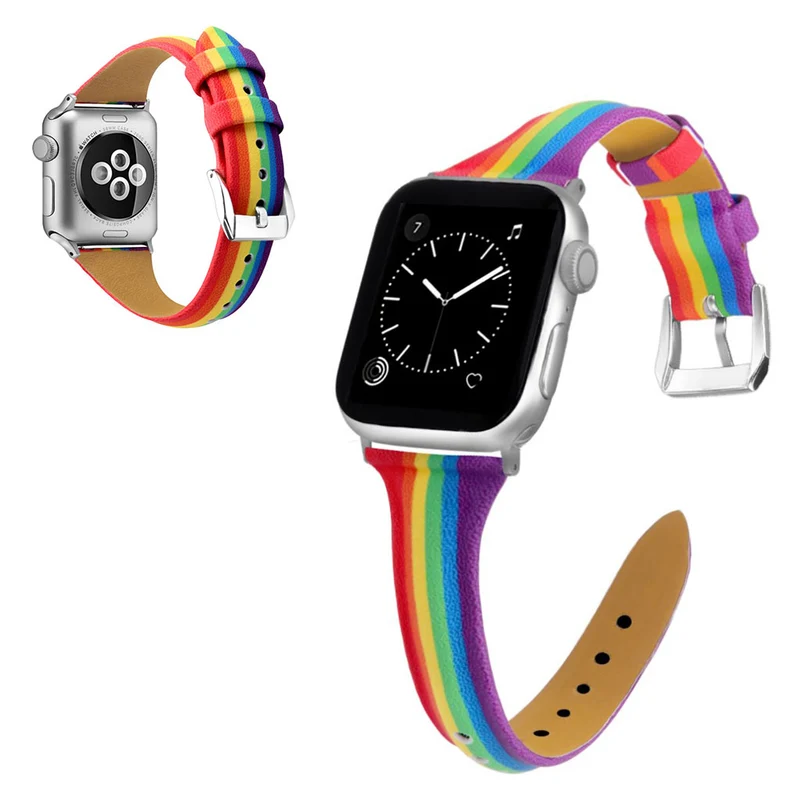 Wirklich schön Universell Apple Echtes Leder armband