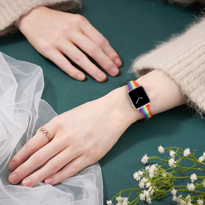 Wirklich schön Universell Apple Echtes Leder armband