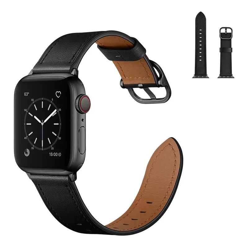Hervorragend Universell Apple Echtes Leder armband