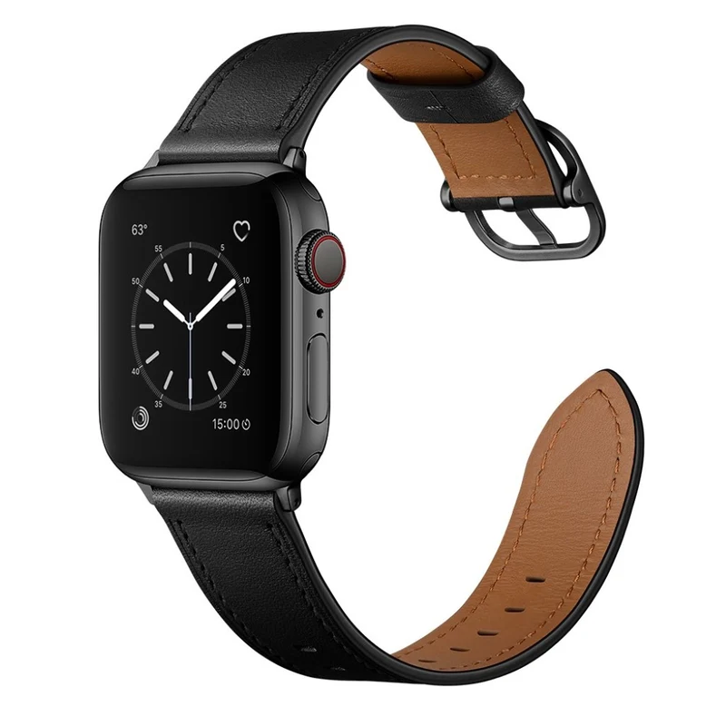 Hervorragend Universell Apple Echtes Leder armband