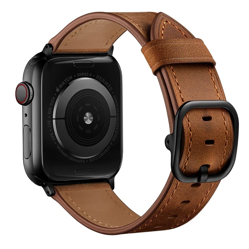 Hervorragend Universell Apple Echtes Leder armband