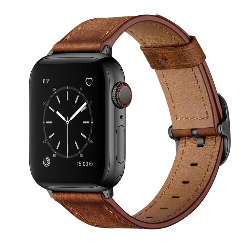 Hervorragend Universell Apple Echtes Leder armband