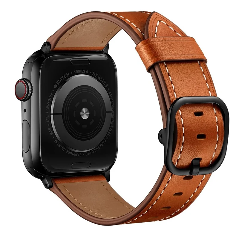Hervorragend Universell Apple Echtes Leder armband