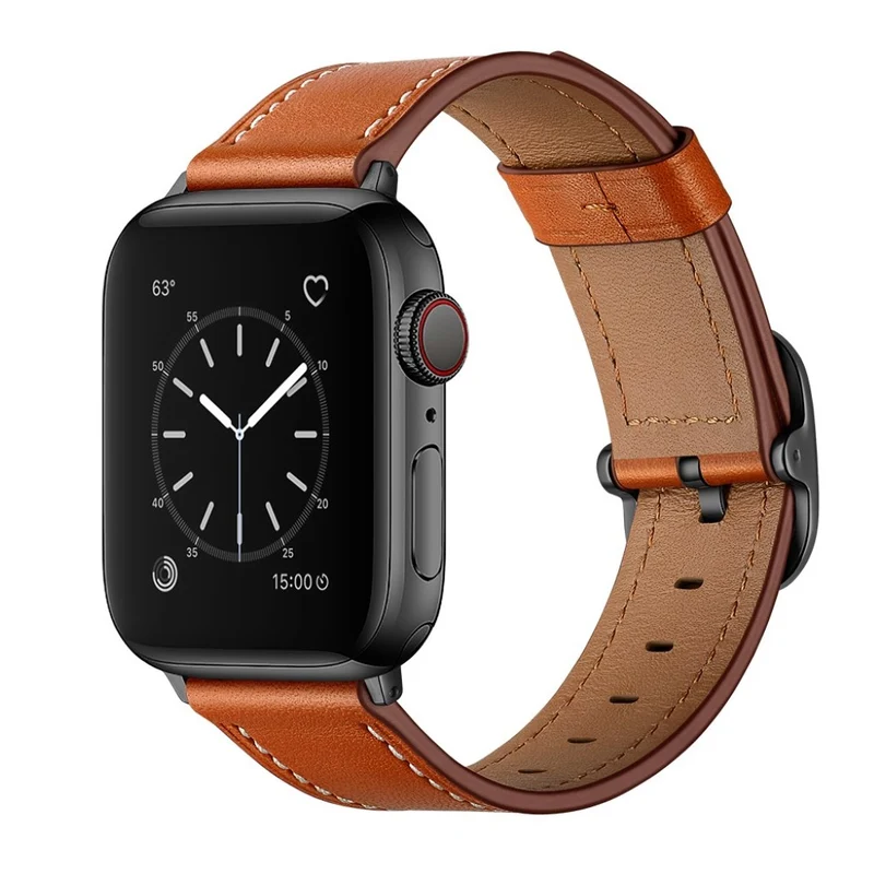 Hervorragend Universell Apple Echtes Leder armband