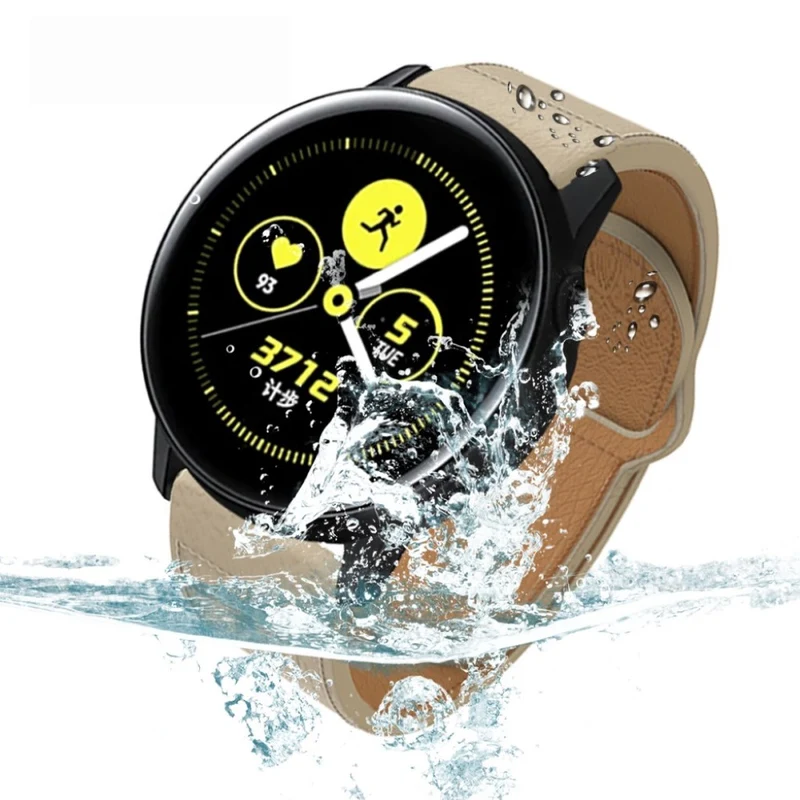 Modisch Apple Watch Series 5 44mm Echtes Leder armband