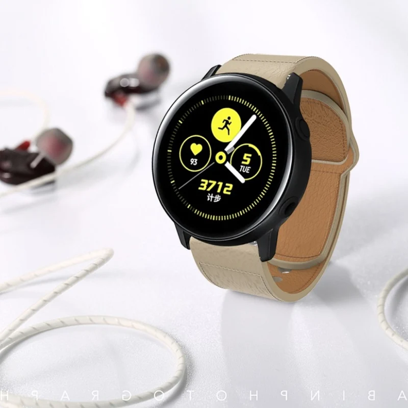 Modisch Apple Watch Series 5 44mm Echtes Leder armband