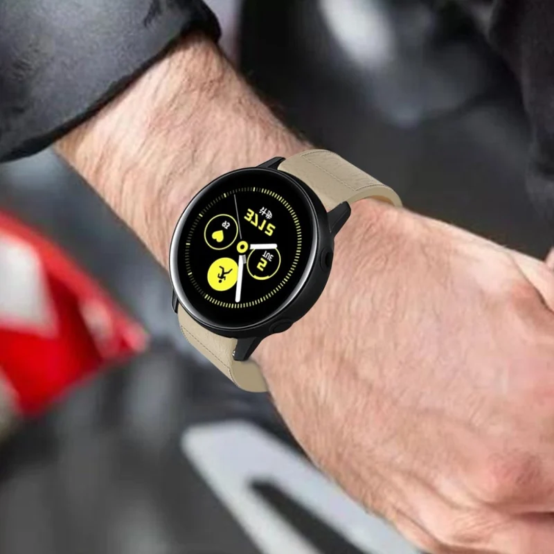 Modisch Apple Watch Series 5 44mm Echtes Leder armband