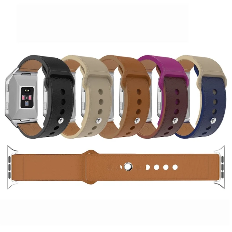 Modisch Apple Watch Series 5 44mm Echtes Leder armband