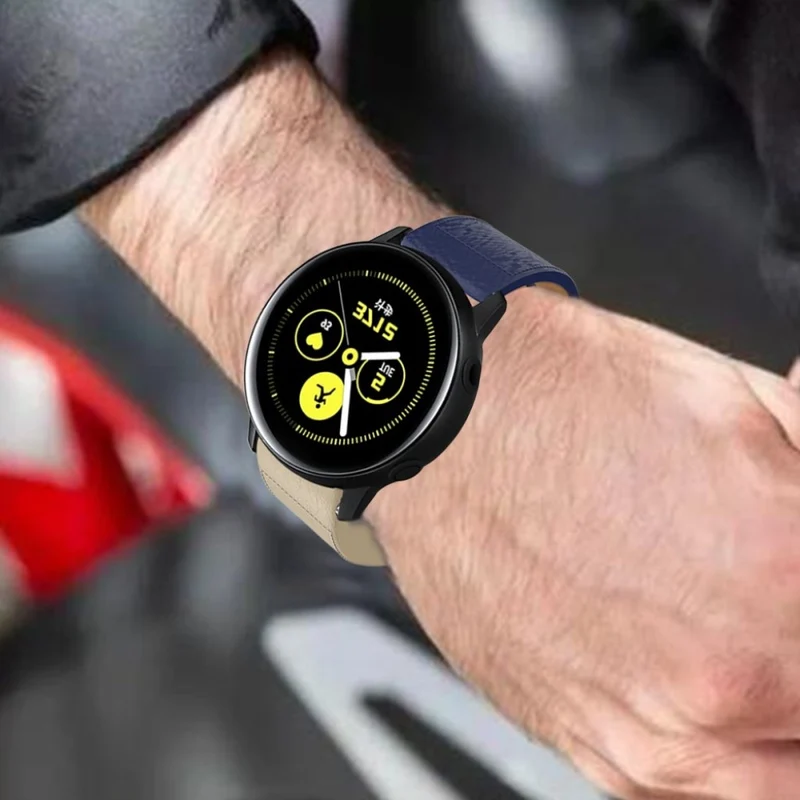 Modisch Apple Watch Series 5 44mm Echtes Leder armband