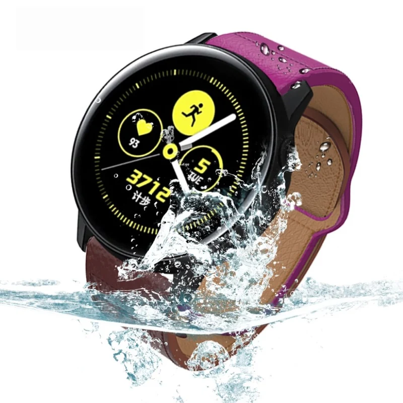 Modisch Apple Watch Series 5 44mm Echtes Leder armband
