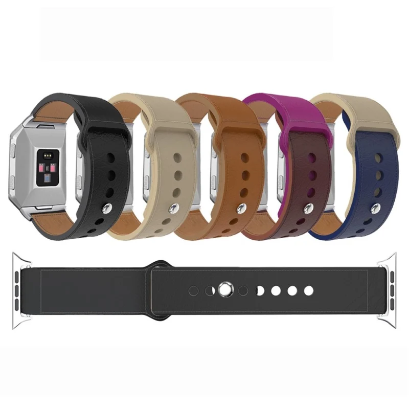 Modisch Apple Watch Series 5 44mm Echtes Leder armband