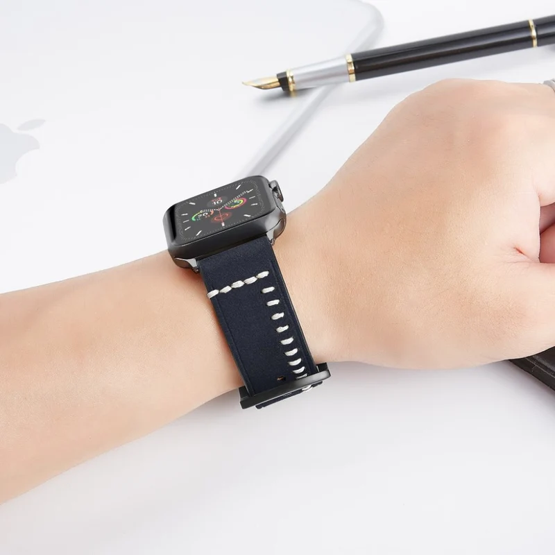 Super cool Universell Apple Echtes Leder armband