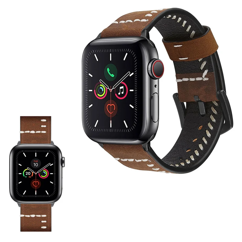 Super cool Universell Apple Echtes Leder armband