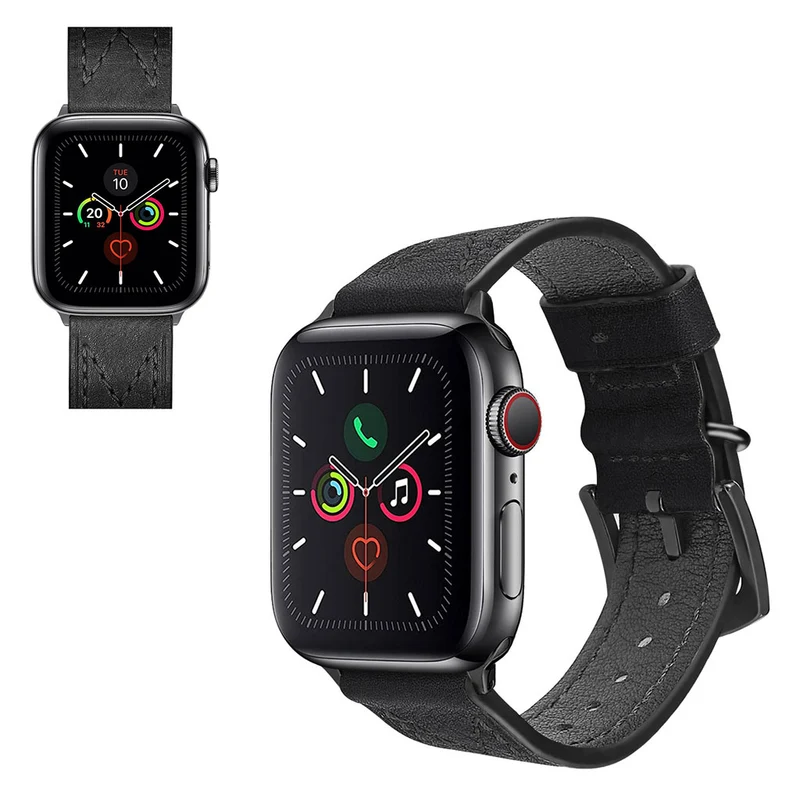 Schön Universell Apple Echtes Leder armband