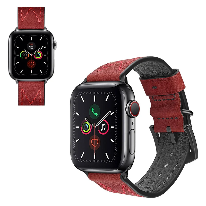 Schön Universell Apple Echtes Leder armband